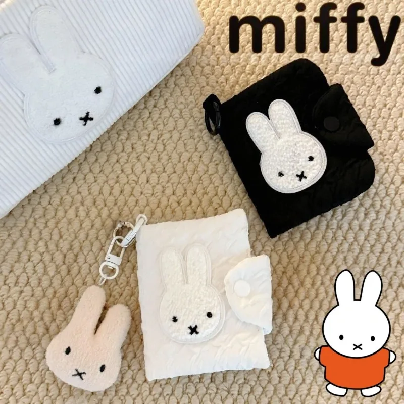 

Simple Miffy Rabbit New Sweet and Cute Creative Cartoon Pattern Fashionable Portable Large-Capacity ID Card Storage Card Bag