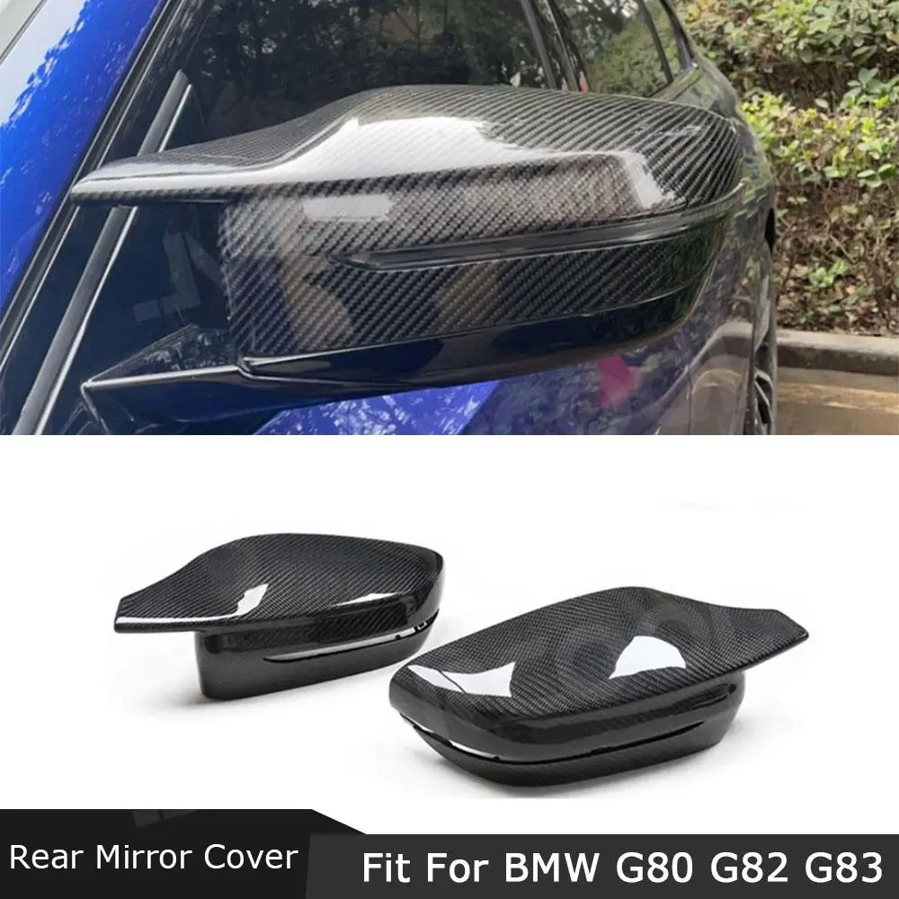 

JMCARCOOL Автомобильное зеркало заднего вида из углеродного волокна для BMW M3 G80 M4 G82 G83 2021+ Автомобильный боковой вид Сменный чехол на крышку заднего вида