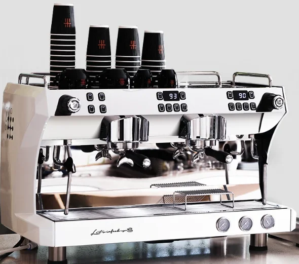 Coffee Machine CRM3120C Dual Head Coffee Machine, Independent Multi Boiler System, Adjustable Extraction Temperature