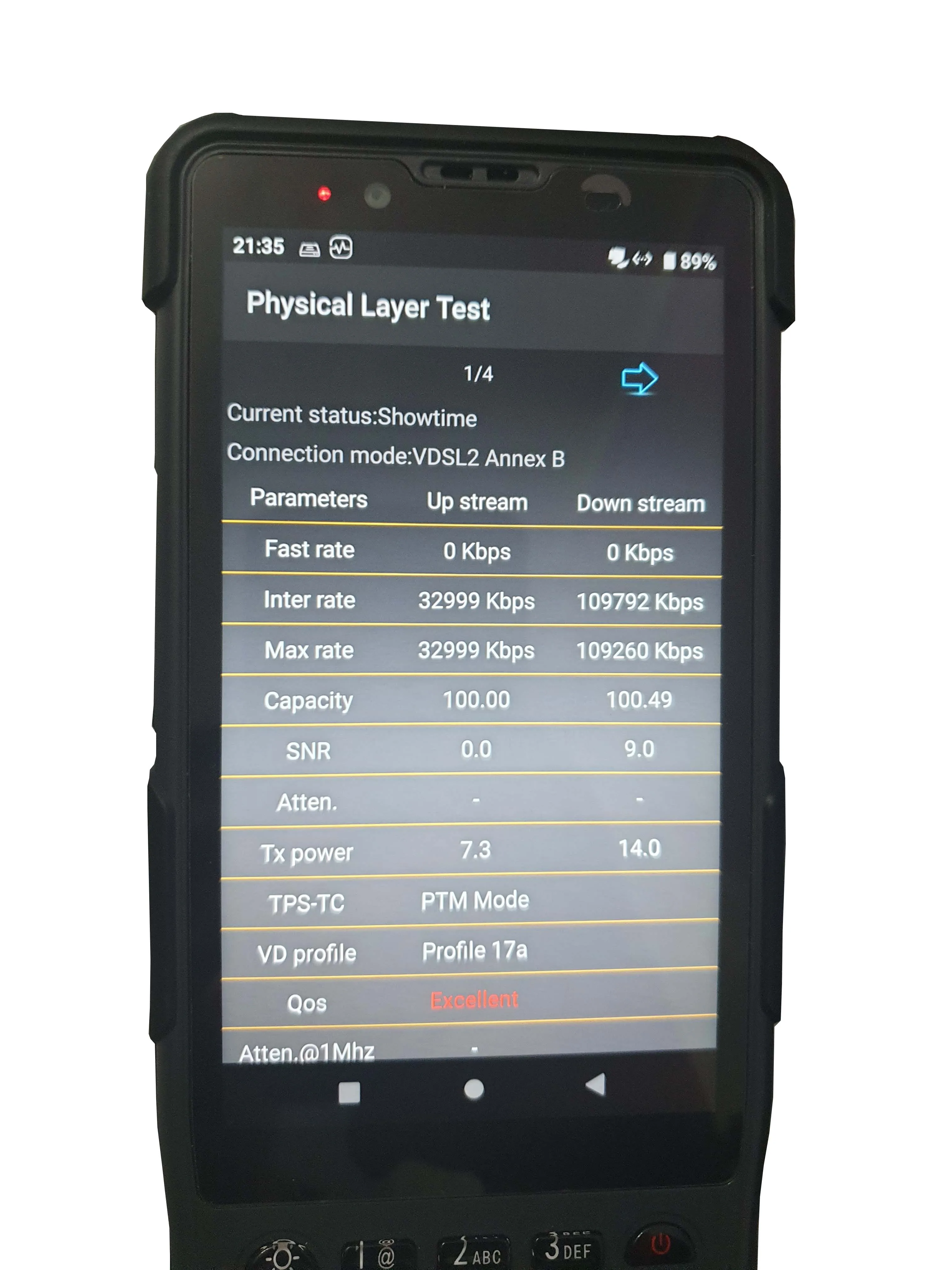 S337 V2 telecom test PDA gigabit speed test android OS SDK telecom test multimeter OPM VFL IPTV VDSL TESTER G.FAST 35b modem