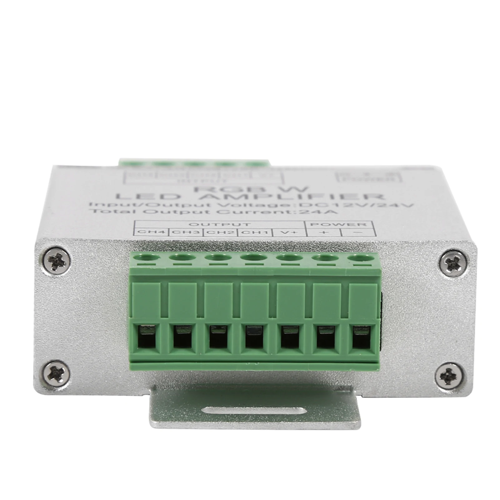 C2  DC12‑24V 24A RGBW Signal Amplifier 4 Channel Output Circuit Led Strip Controller Dimming LED Strip Signal Power Amplifier