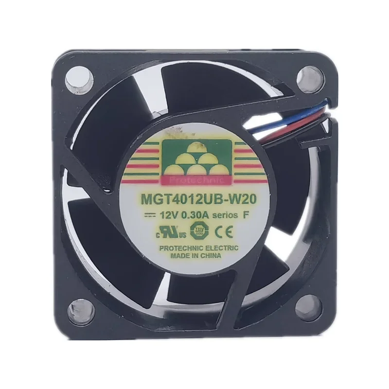 

+New for Yongli MGT4012UB-W20 12V 0.3A 4020 4cm server chassis cooling fan