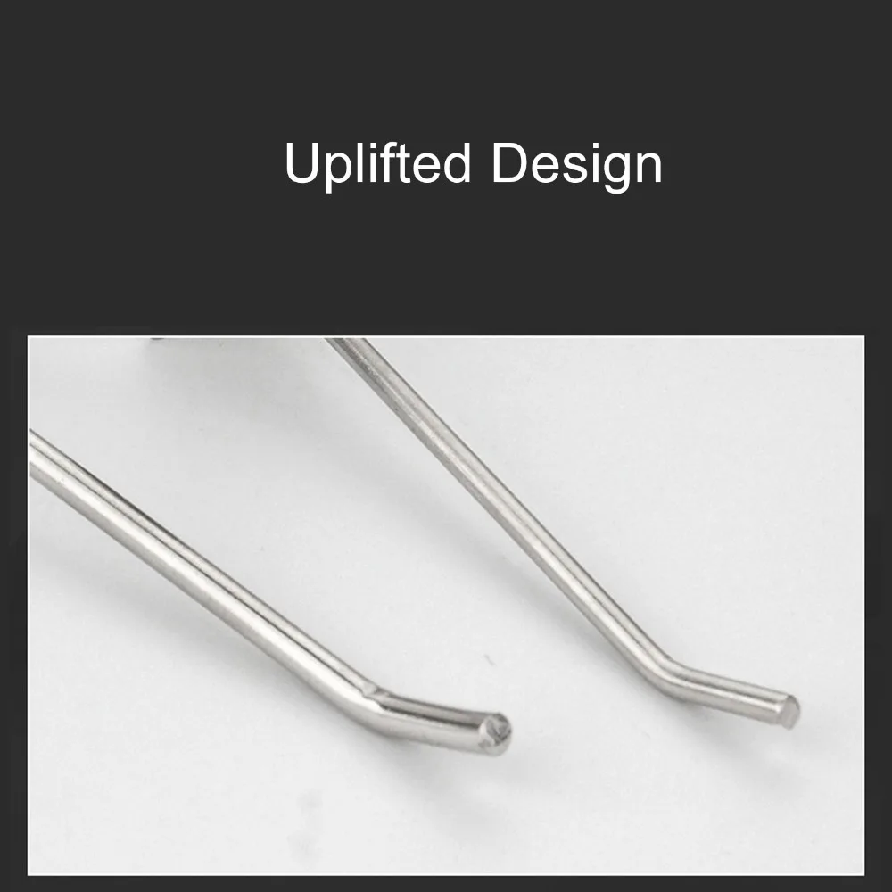 50 PCS Iron Slat Wall Hook Silver Durable Slat Wall Hanger Single Wire Design Rust-Resistant Slat Wall Hanging Hook
