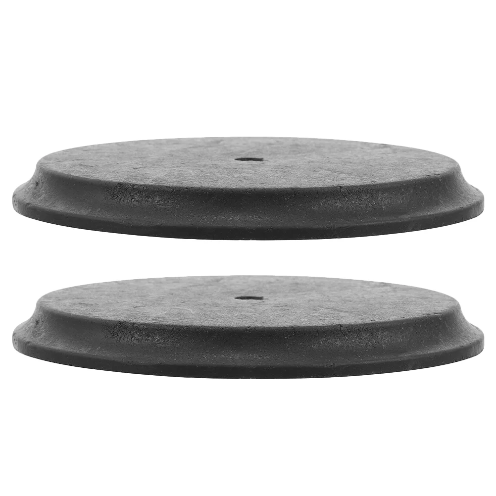 

2 Pcs Desk Lamp Counterweight Light Base Round Weighted Accessories DIY Table Stand Accessory Loader Lamps