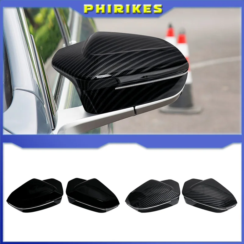 

For BMW 5 Series 530i VIII G60 G61 G68 2023 2024 cow horn rearview mirror protective cover Reverse mirror protective cover