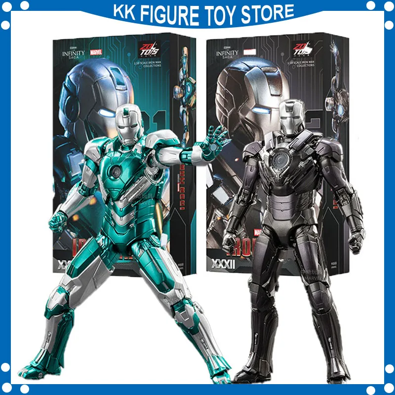 

NEW ZD Toys The Avengers Iron Man 1/10 18CM MK-31 Piston MK-32 Romeo MK-34 Southpaw Action Figures Model Toys Gift