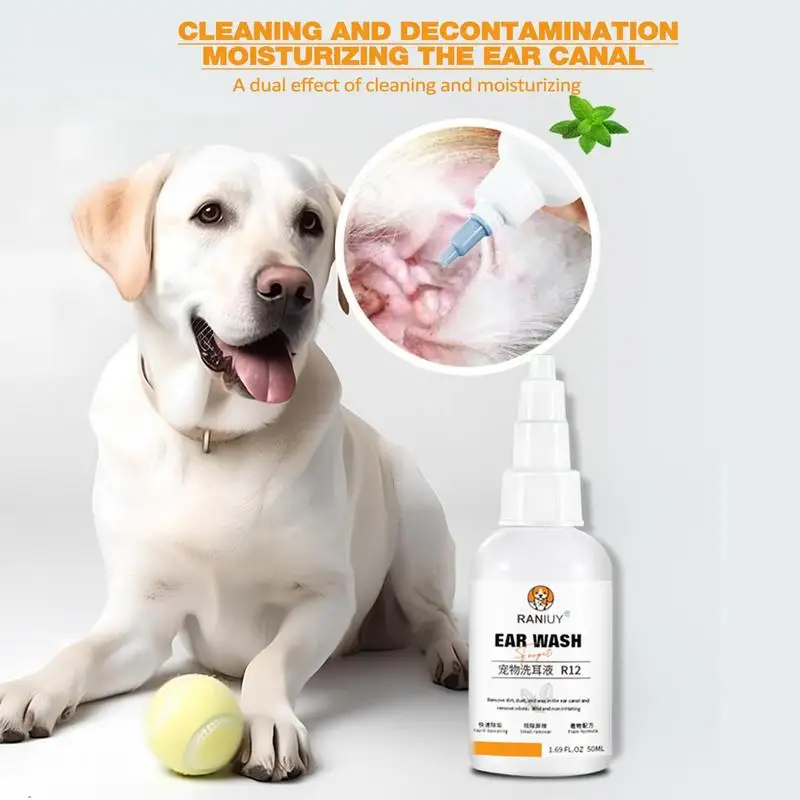 Cat And Dog Ear Cleaner Earmite Ear Drops Dogs Ear Wax Cleaning Agent Ear Mites Remover Pet Contagions Controller Pet Products