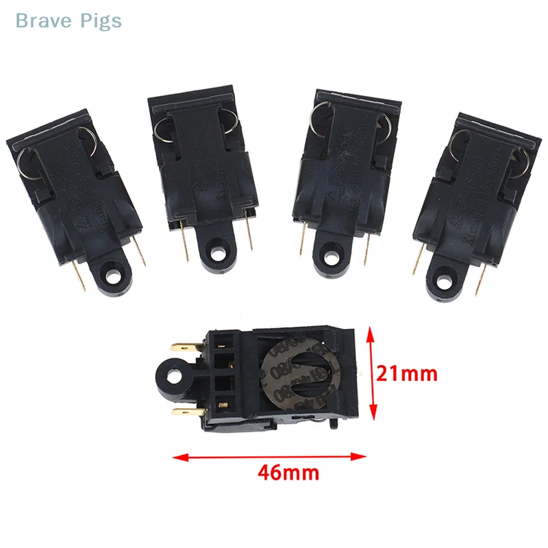 5Pcs Steam Pressure Jump Switch TM-XD-3 Kettle Thermostat Switch 100-240V 16A T125 Universal Electric Kettle Switch