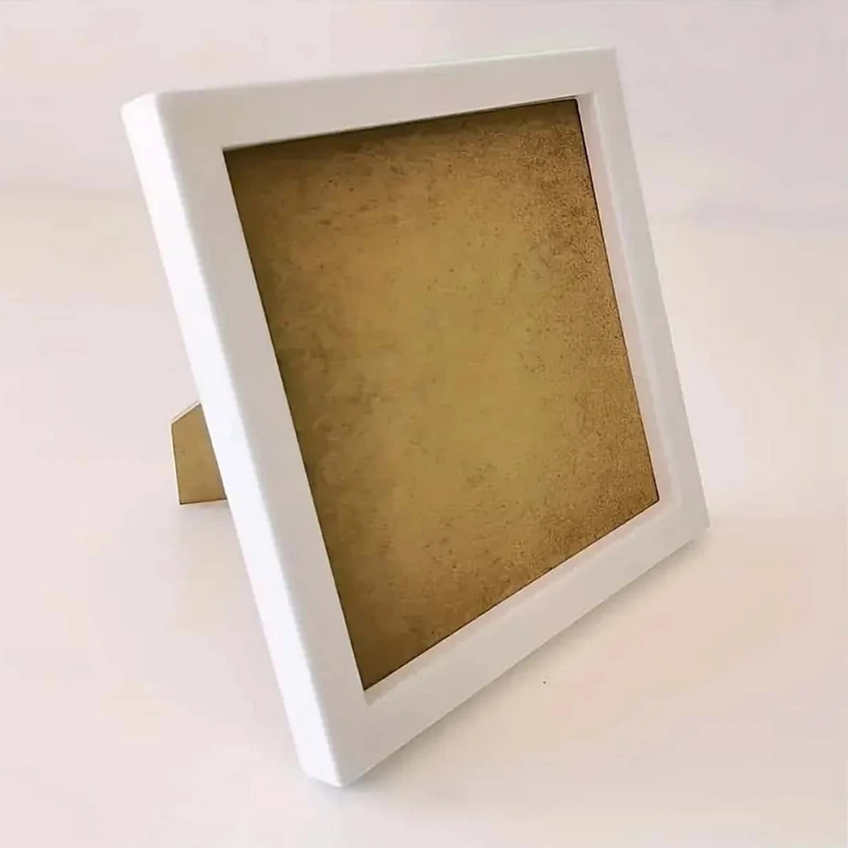 White Plastic Square Picture Frame Self Mounting for Diamond Painting Cross Stitch Photo Frame