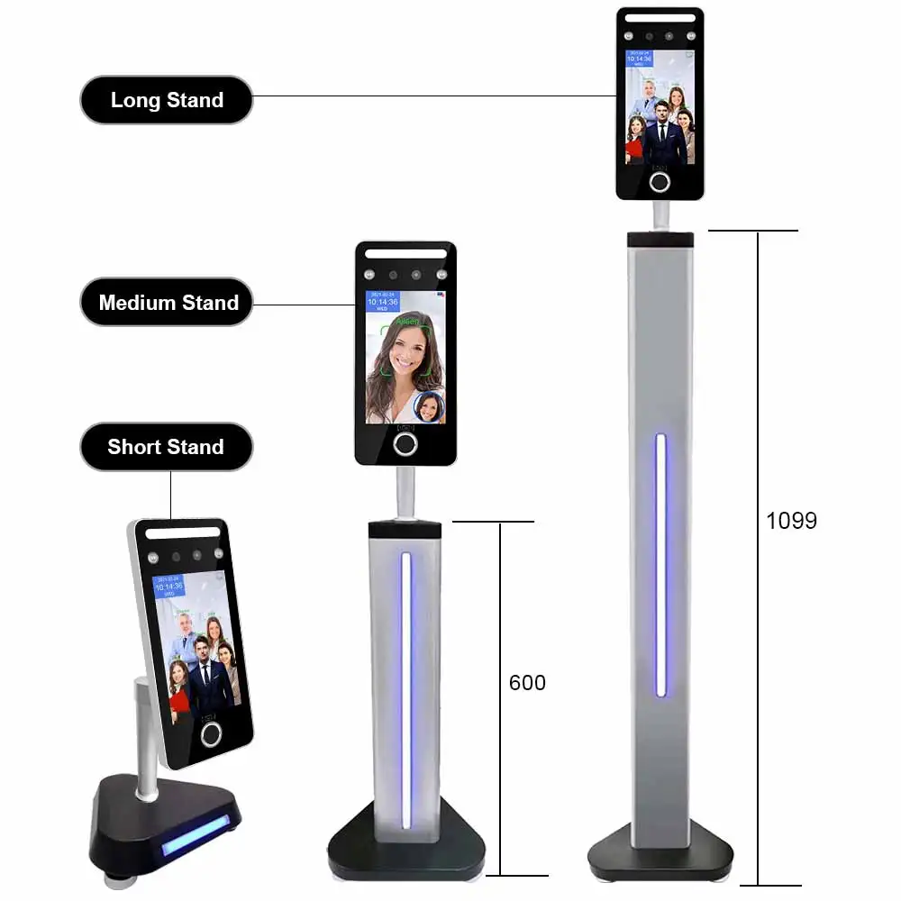 Biometric Face Fingerprint Access & Attendance  WiFi RS485 Interface Free Cloud Management System