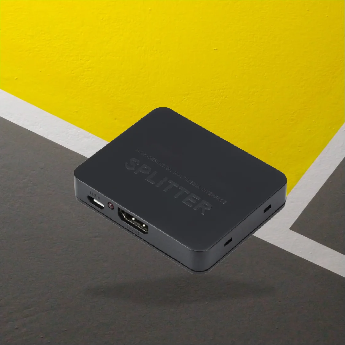 Splitter HDCP kompatybilny z HDMI 1 w 2 na 1080P 4K 1x2 Stripper 3D Splitter wzmacniacz sygnału zasilania dla projektorów DVD Laptop