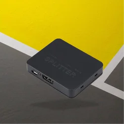 Splitter HDCP kompatybilny z HDMI 1 w 2 na 1080P 4K 1x2 Stripper 3D Splitter wzmacniacz sygnału zasilania dla projektorów DVD Laptop