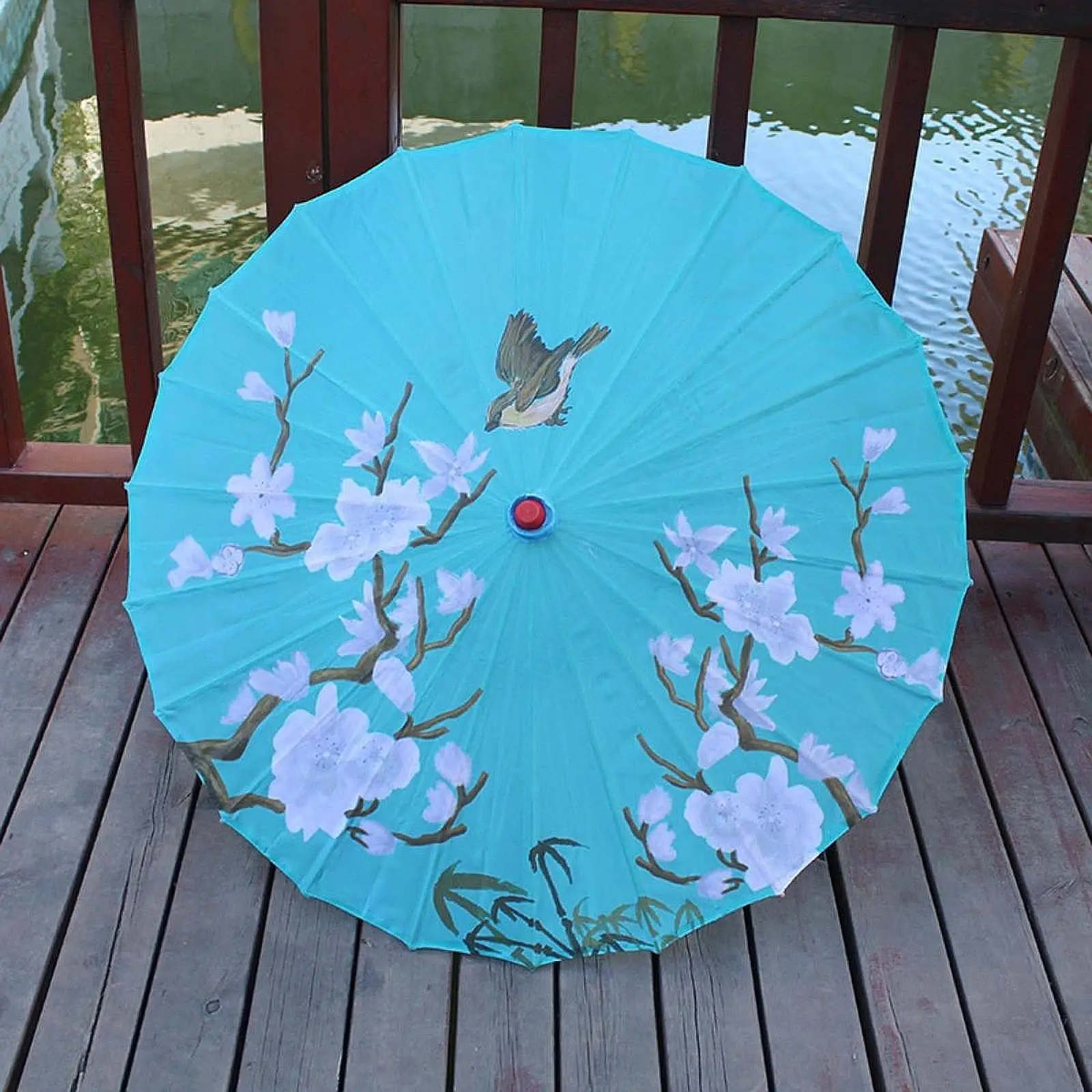Chinese Classical Umbrella Oiled Paper Umbrella Oriental Parasol Handmade for Wedding Party Costumes Chinese Photo Props Decor