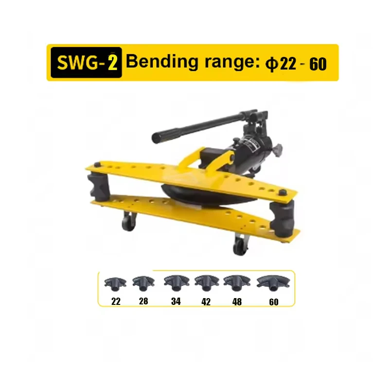 6 pieces Pipe Bender Die Electric Manual Hydraulic Pipe Bender Abrasive Tool SWG-2 Pipe Bender Tool