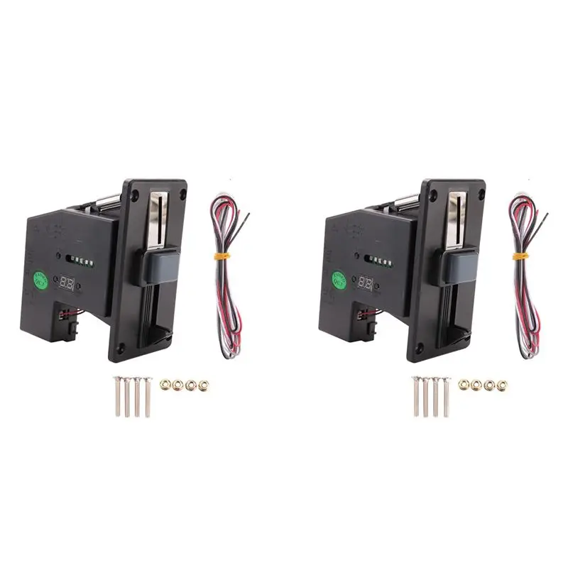 B63B-2X Multi Coin Acceptor Coin Pusher Memory For Vending Machine Arcade Game Ticket Exchange