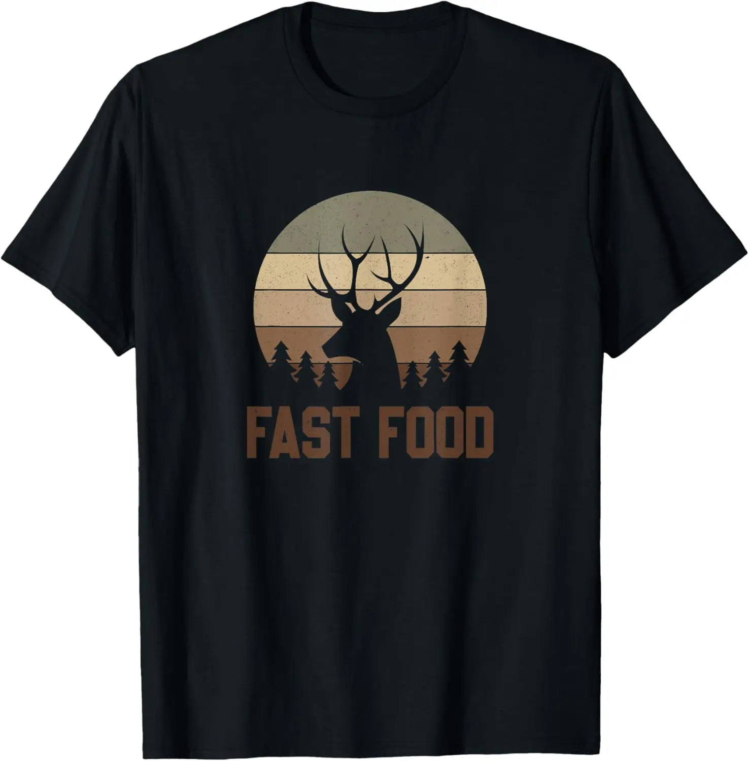 

Vintage Fast Food Hunter Shirt Deer Hunting T-Shirt