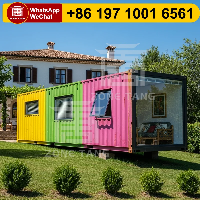منازل مسبقة الصنع قابلة للفصل، سهلة التعديل، حزمة مسطحة للمنزل والفندق، منزل متنقل، حاوية قابلة للتوسيع، منازل، غرفة متعددة
