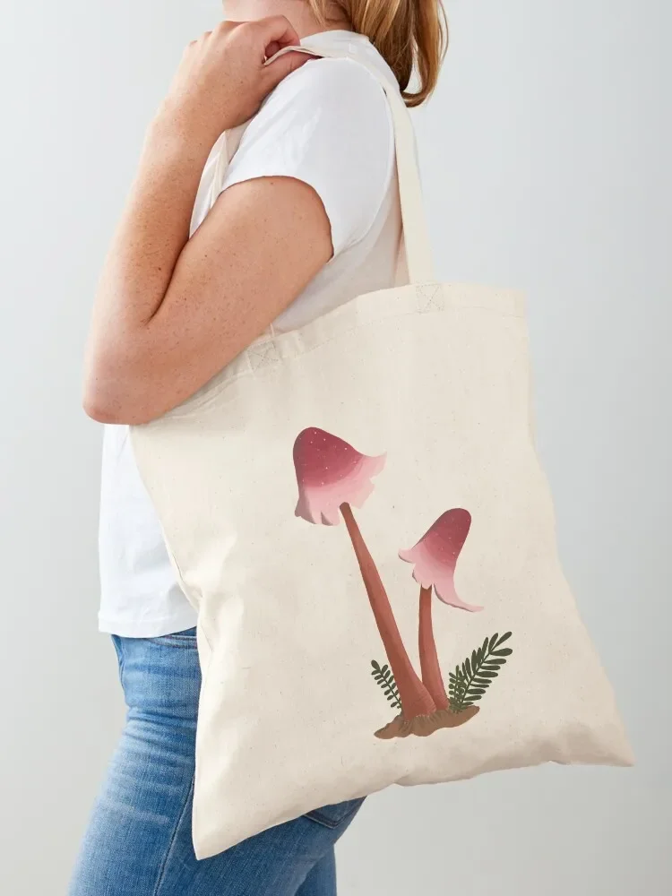 

Two Tall Mushrooms Tote Bag bags luxury women shopper bags canvas tote bag the tote bag