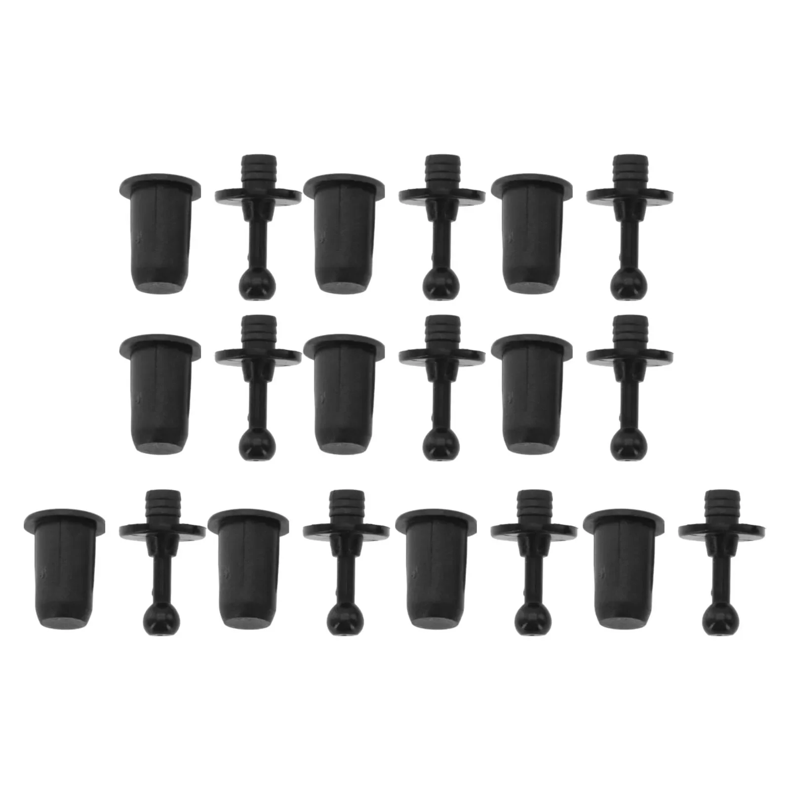 10 PCS Diy Audio Speaker Buckles Plastic Ball Socket Type Grill Guides Peg Kit For Entertainment Center Grill Panels