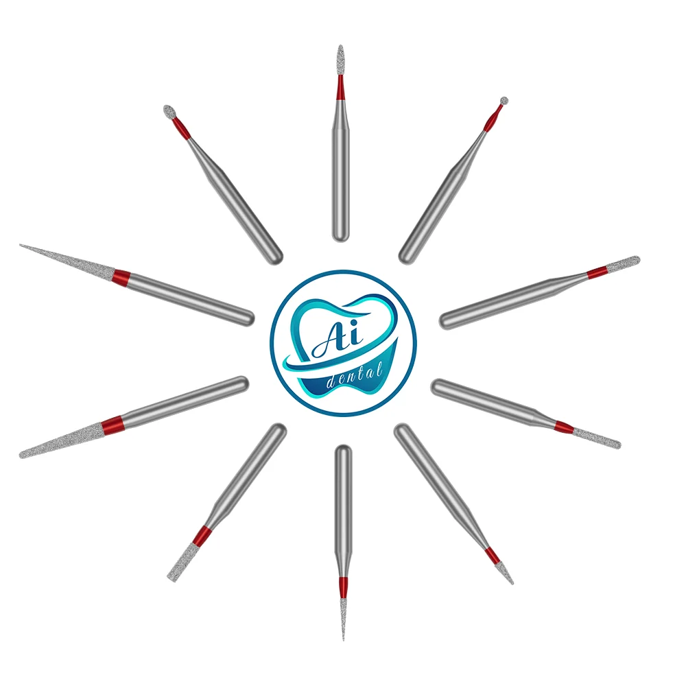 

CSP2 System AI DENTAL Child's Special Dental Diamond Burs High Speed Handpeice for Tooth Polishing FG Drills Bur Dia 1.6mm