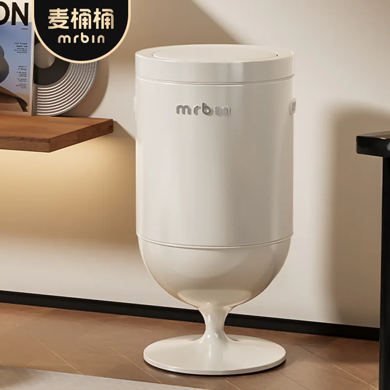 

Intelligent induction trash can household living room kitchen wine glass electric large capacity