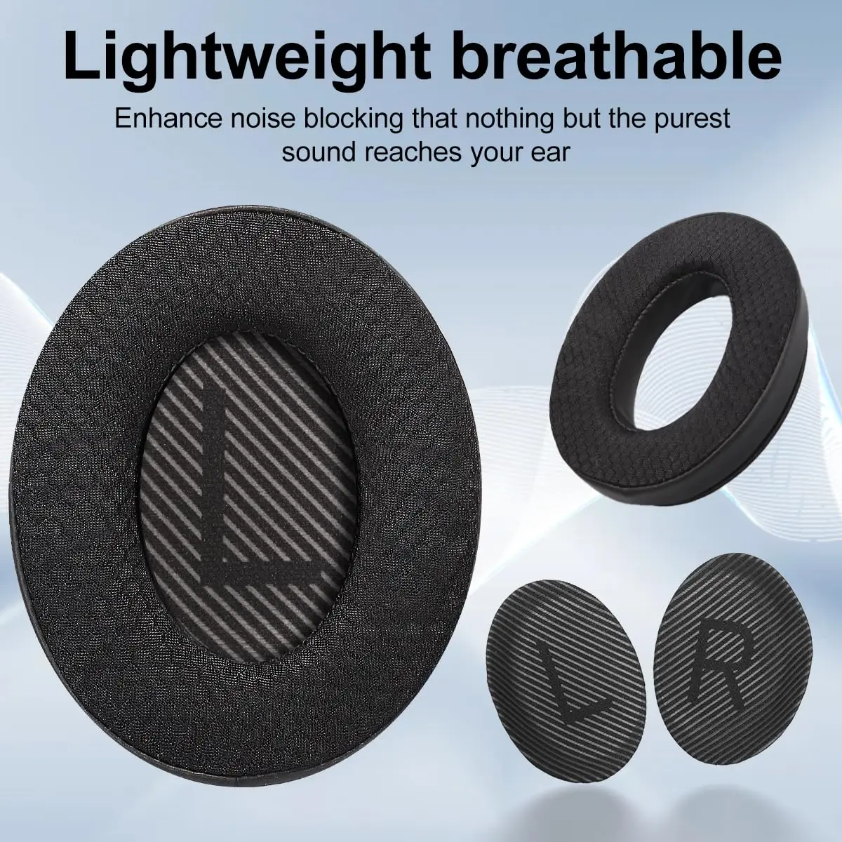 Wymienne nauszniki z żelem chłodzącym do słuchawek Bose QuietComfort 35 II/45 (QC35/QC45/QC35 II) — zdjęcie produktu 4
