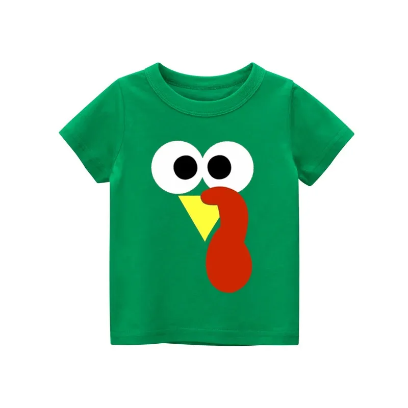 

TEMIKIDS Turkey Face Boy or Girl Infant T-shirts Thanksgiving Baby Shirt Turkey Day Boys Clothes Fashion Cotton Tops Thanksgivin