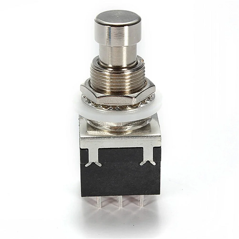 

5Pcs 9-Pin Stomp Foot Metal Switch Guitar Effects Pedal Box True Bypass Black Guitar Effects Pedal True Bypass Foot