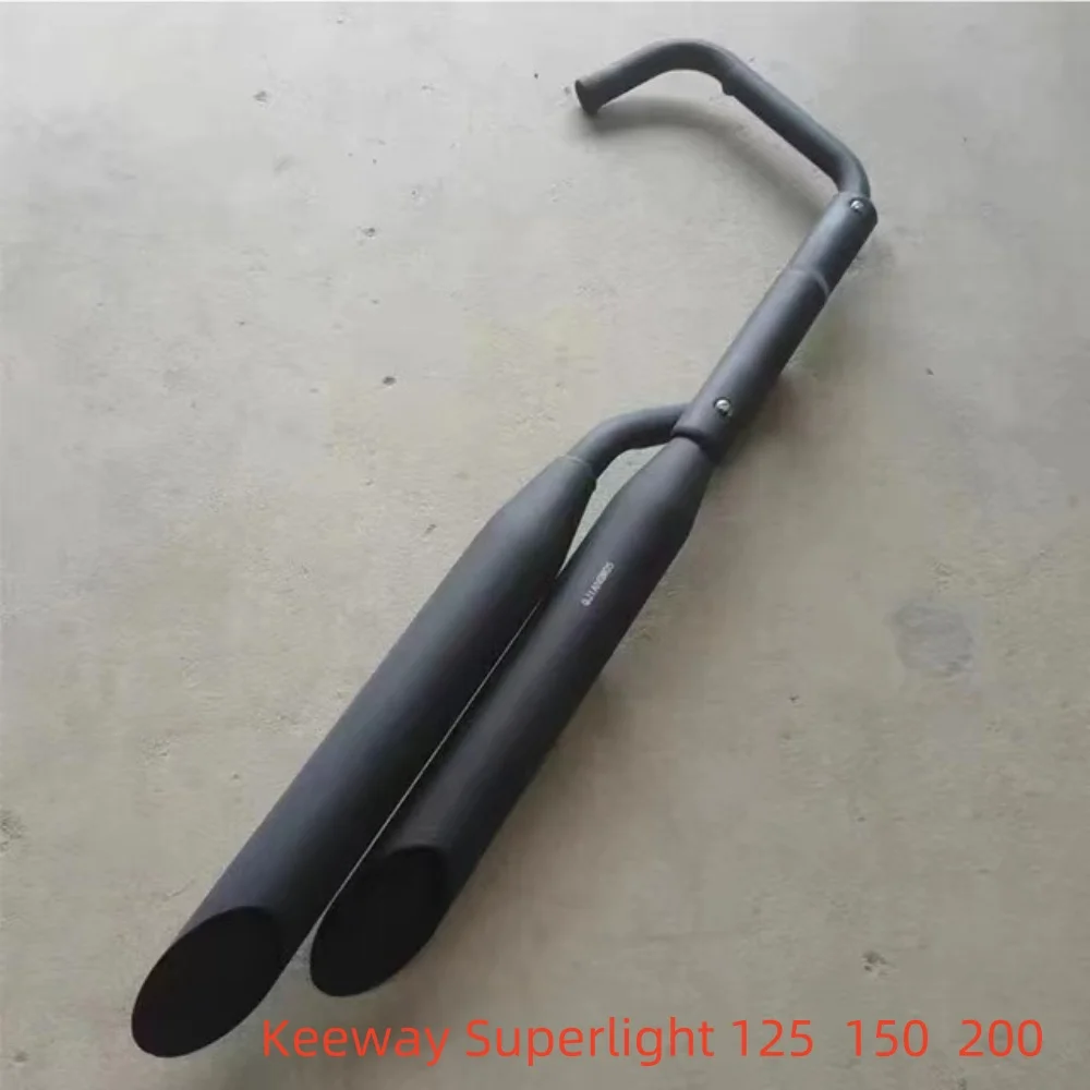 New Motorcycle Fit Keeway Superlight Original Muffler Exhaust Pipe For Keeway Superlight 125 / 150 / 200