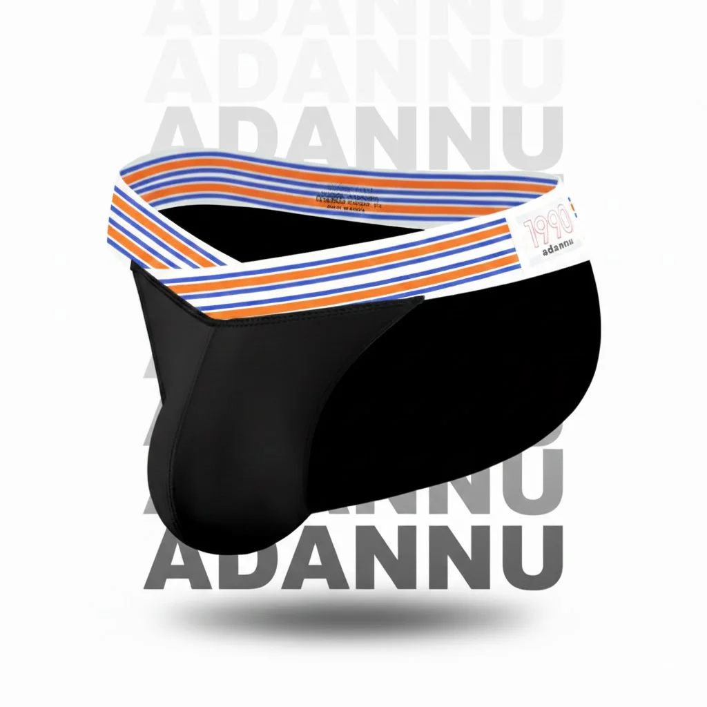 ADANNU Men Sexy Briefs 95% Modal Breathable Underwear Big V High Fork Triangle Pants Male Underpants Cueca Calzoncillos Hombre