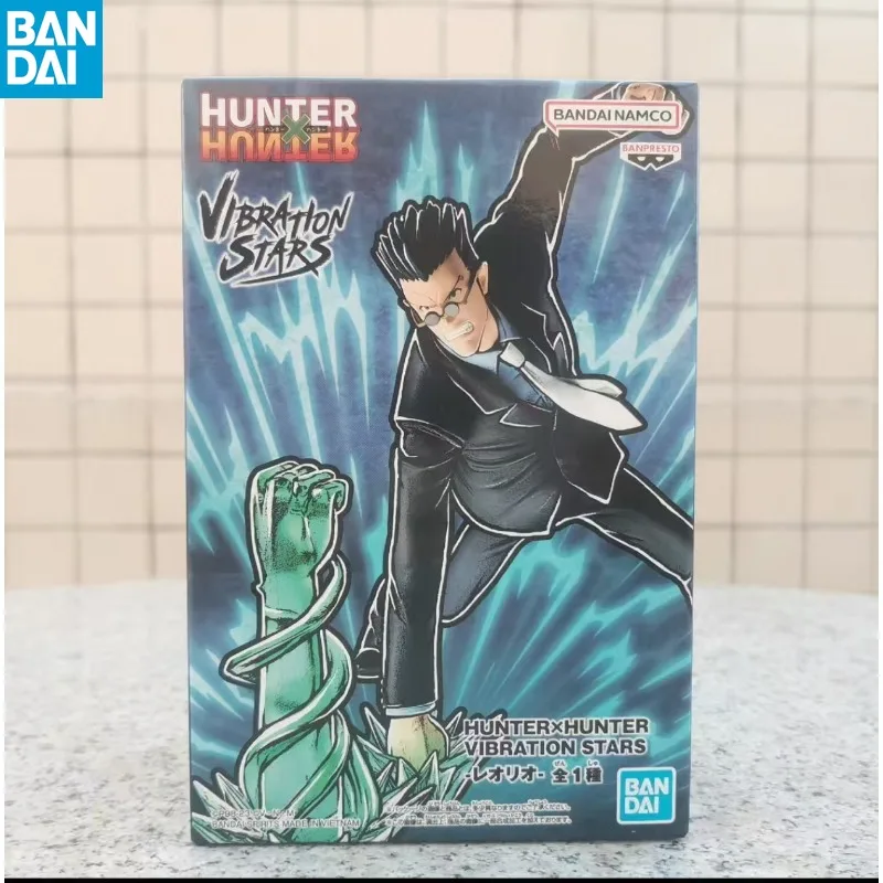 

Bandai Original Banpresto Anime HUNTER×HUNTER VIBRATION STARS Leorio PaladiKnight Action Figure Collectible Model Toys
