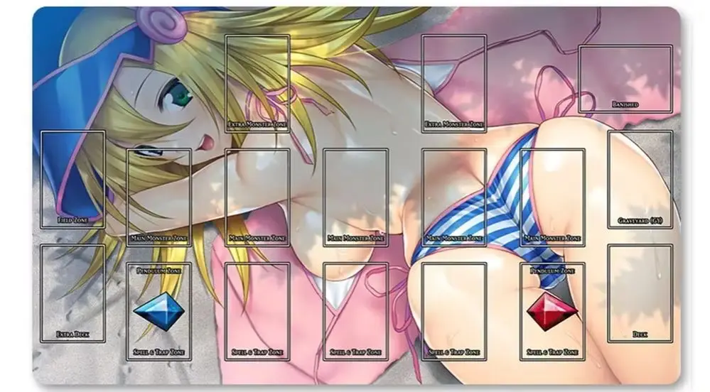 

YuGiOh Playmat Коврик для карточных игр Игровые коврики, совместимые с OCG + бесплатная сумка - 1538017
