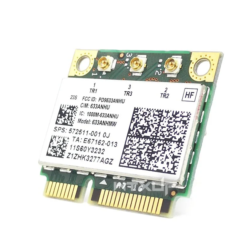 Wireless Wifi 6300agn 60y3232 Mini Pci-e Card Ultimate-n 802.11a/g/n with antenna for T410 T420 T430 X220 Y460 T510 T520 W510