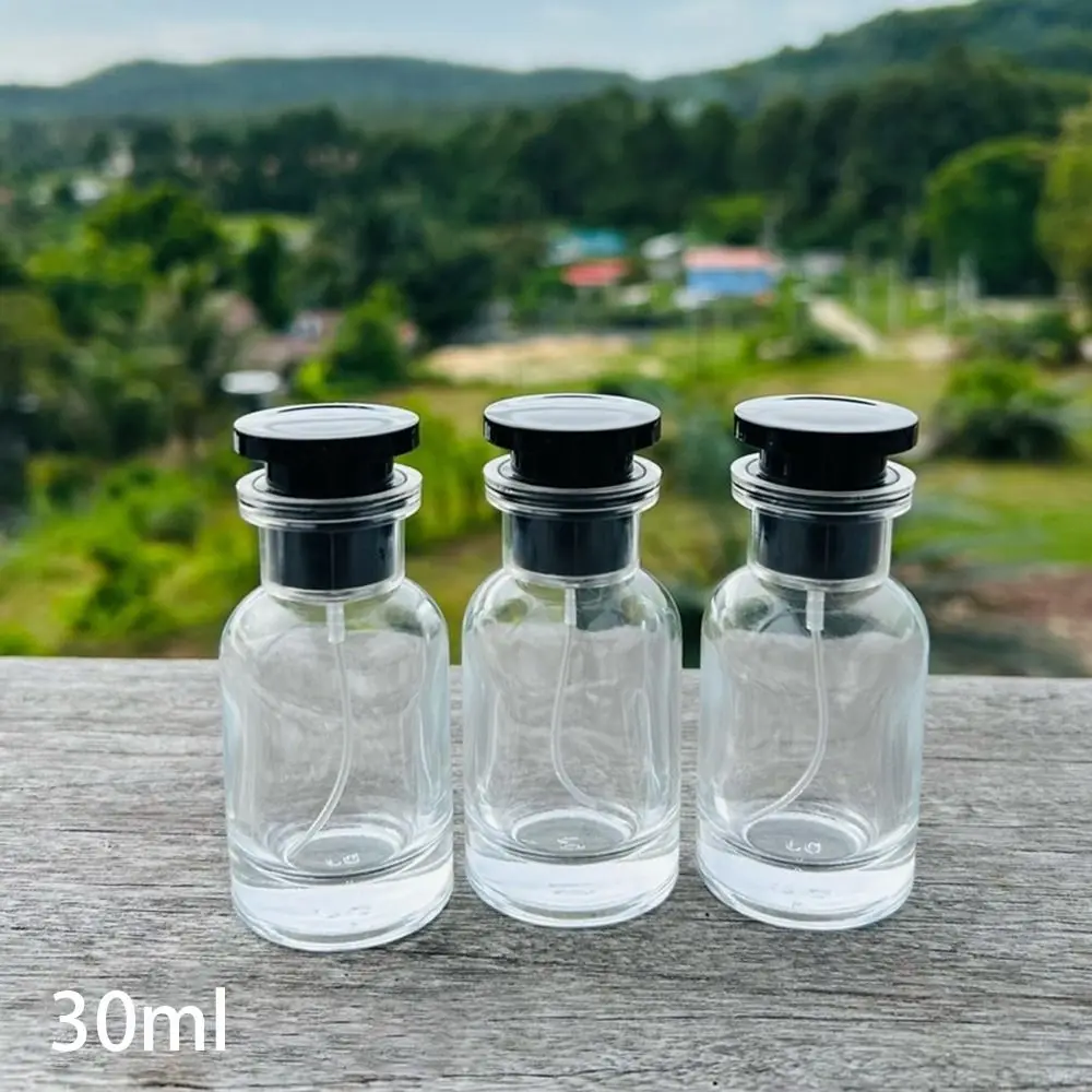 1Pcs 30ml 50ml Dispensing Spray Bottles Transparent Glass Spray Empty Containers Travel Fine Mist Perfume Refill Bottle
