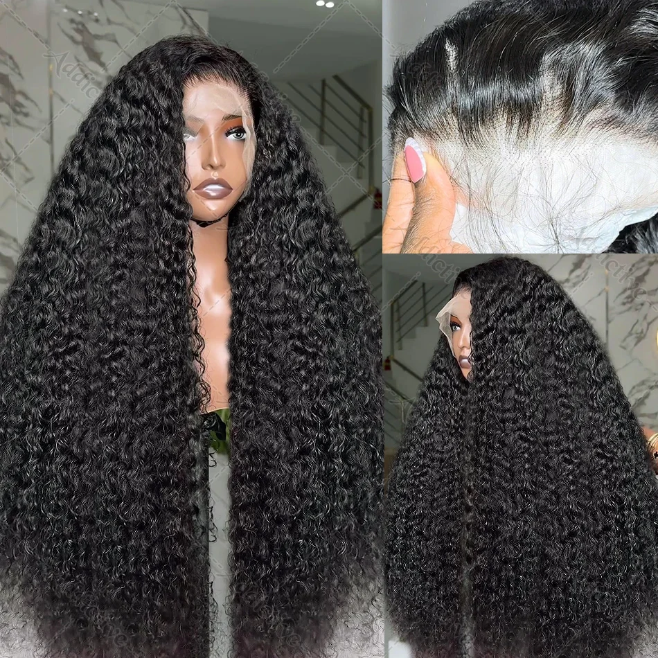 250% Onda Profonda 13x6 HD Anteriore Del Merletto Parrucche Dei Capelli Umani Trasparente Brasiliano 30 40 Pollici Onda di Acqua 13x4 Parrucca Frontale Del Merletto Per Le Donne