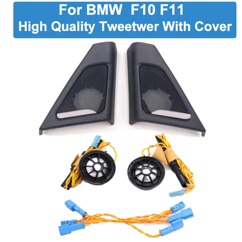 

Car Front Door Tweeter Cover For BMW F10 F11 520 523 525 528 High Quality Speaker Cover Upgrade Kit Treble Horn Loudspeaker Trim