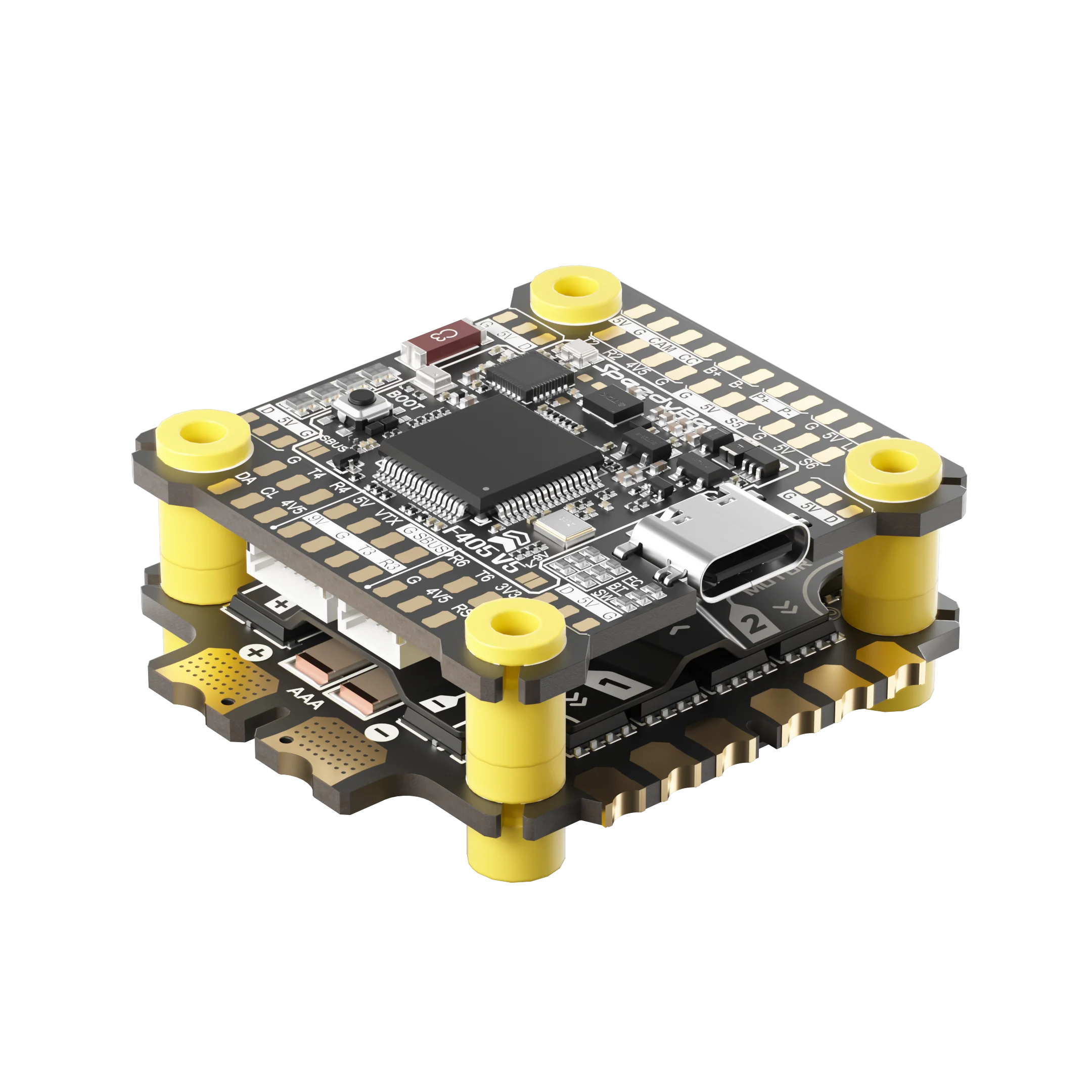 

F405 V5 55A Flying Tower F405 V5 Flight Controller OX32 55A Four-in-One ESC 30x30