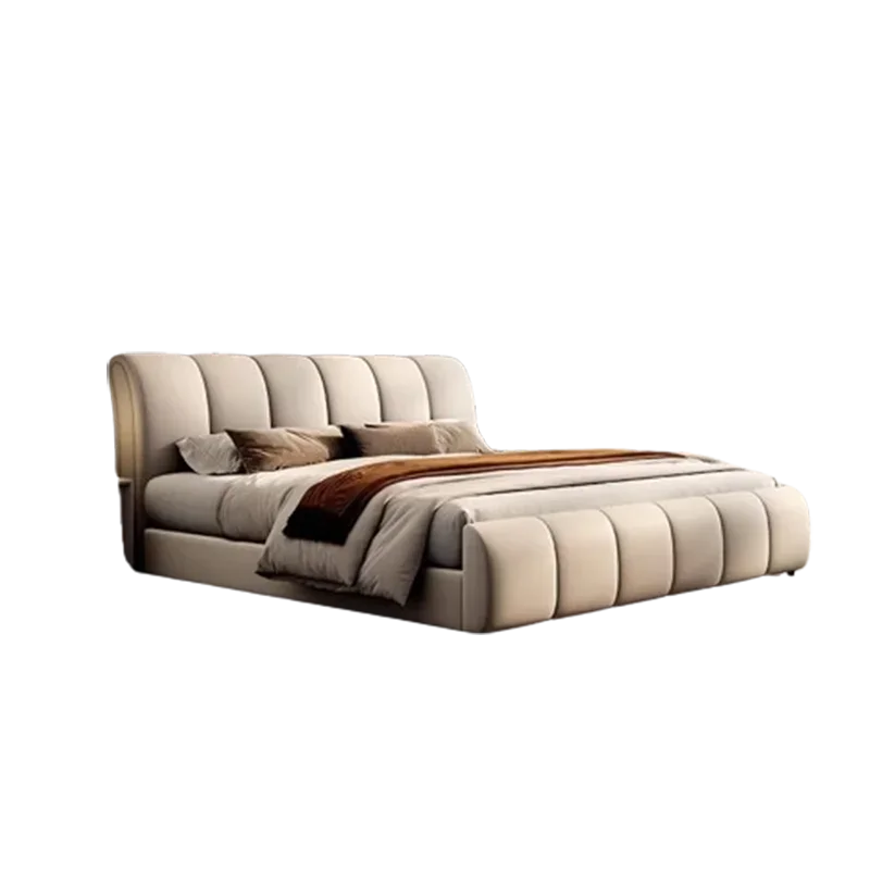 Luxury Double Bed Bedroom Frames Queen White French Couple Bed Modern Lounge Cama De Lujo Para Dormitorio European Bedroom Stuff