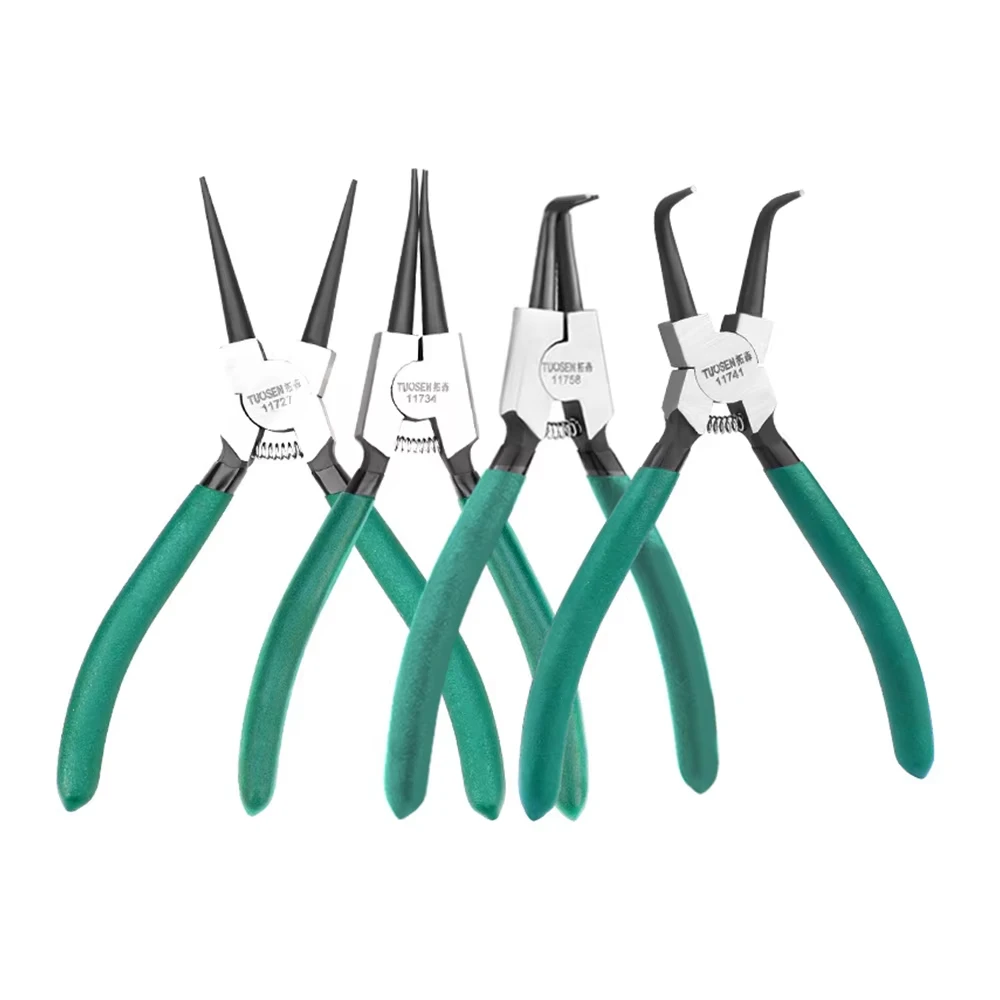 Circlip Pliers Set Heavy Duty Snap Ring Expanding Opening Pliers Industrial Retaining Clip Mechanical Repair Tools