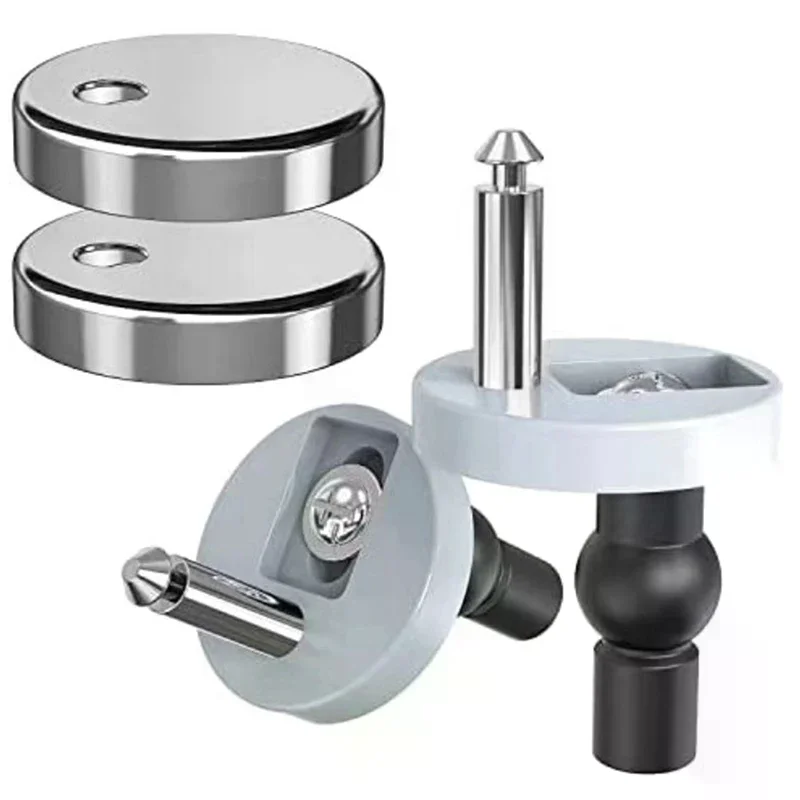 2Pcs Toilet Seat Hinges Expanding Top Portable Quick Release Hinges Fittings For Replacement Accessories Bathroom