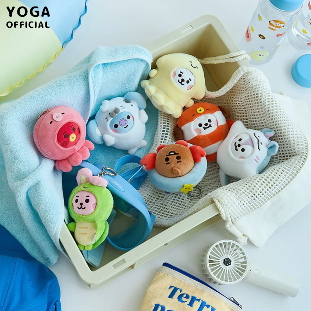 10 CENTIMETRI Kawaii BT21 Hobby Tata Rj Chimmy Cooky Shooky Mang Koya Cosplay Ocean Friends Serie Del Fumetto Morbido Bambola Ragazza Borsa Fascino