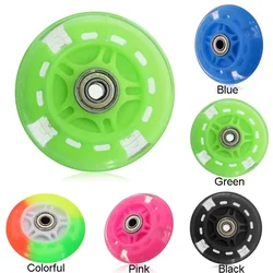 Rueda de Flash silenciosa para niños, rueda de Scooter con iluminación intermitente, rueda de PU de 80MM, Mini Scooter con luz T O Y