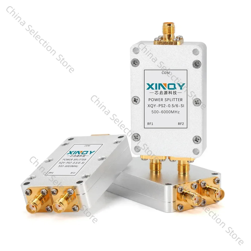 XINQY 0.5-6 G Power Divider, One Point Two SMA RF Power Divider WIFI Microstrip Power Divider Combiner