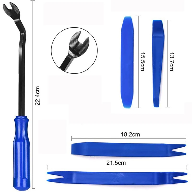 Auto Door Clip Panel Trim Removal Tool Kits Navigation Disassembly Blades Car Interior Plastic Seesaw Conversion Repairing Tools