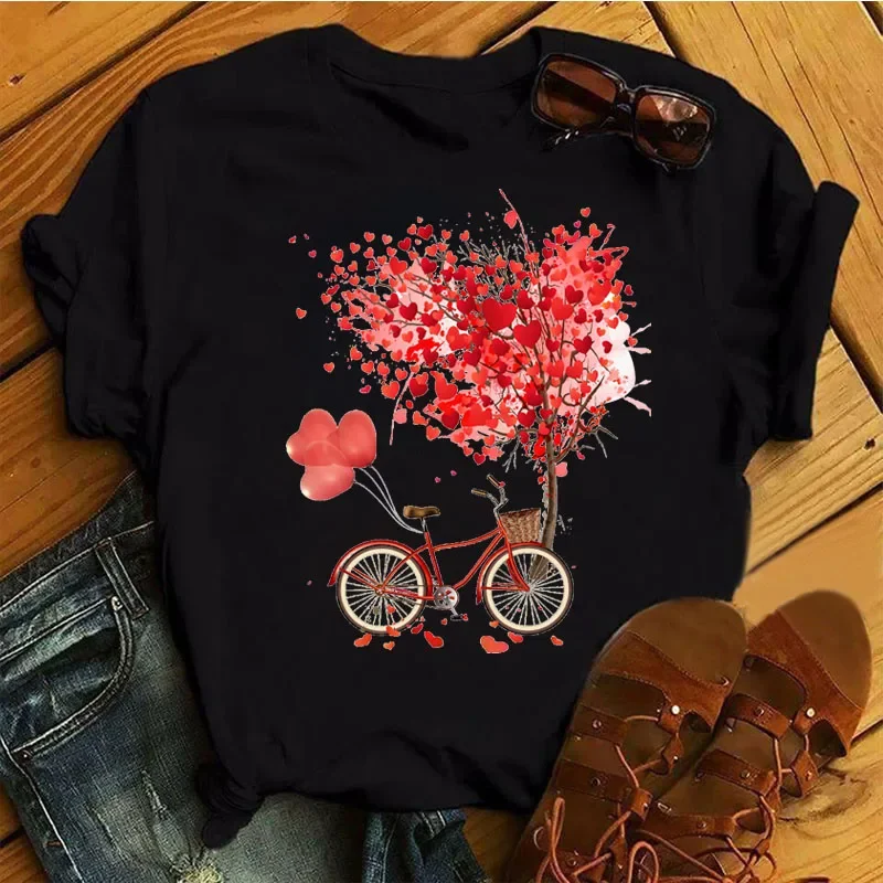 

New Women T Shirt Floral Wild Plant Clothes Short Sleeve Kawaii Tees Top Girls Cute Graphic Women T-shirt Gothic