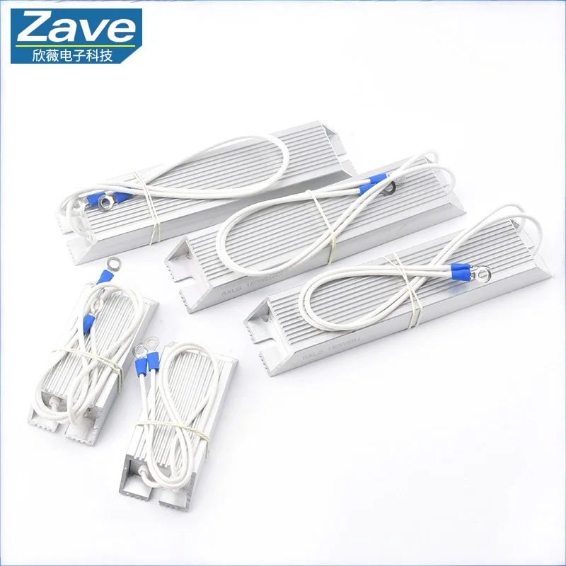 Brake Resistor for Servo Inverter (Aluminum Housing), Model RXLG, Power: 200W/150W/50W, Resistance: 5RJ/15R/20R