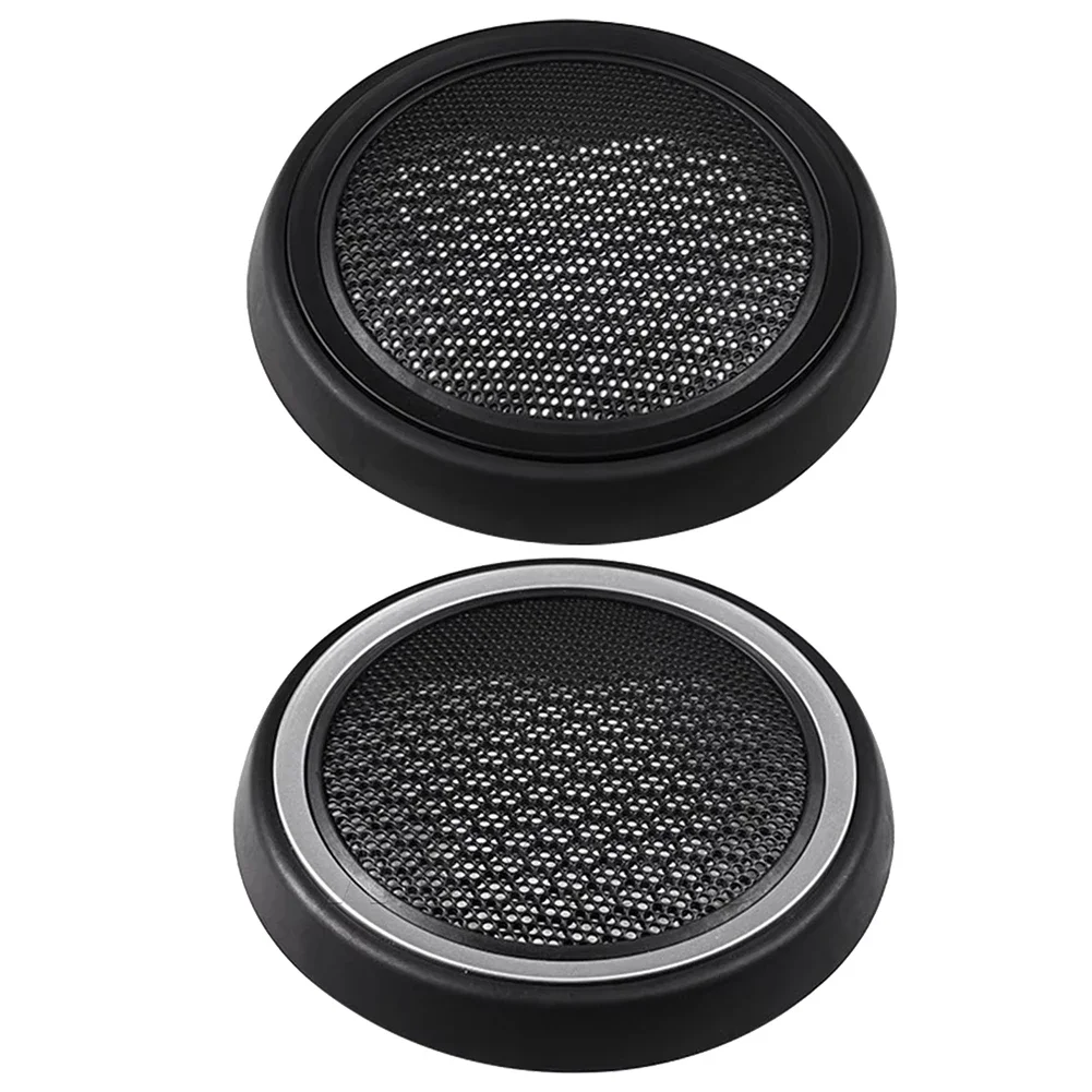 

Black Speaker Grille Front Door Speaker Cover Plug-and-Play Installation Protective Speaker Cover For MINI Convertible R57