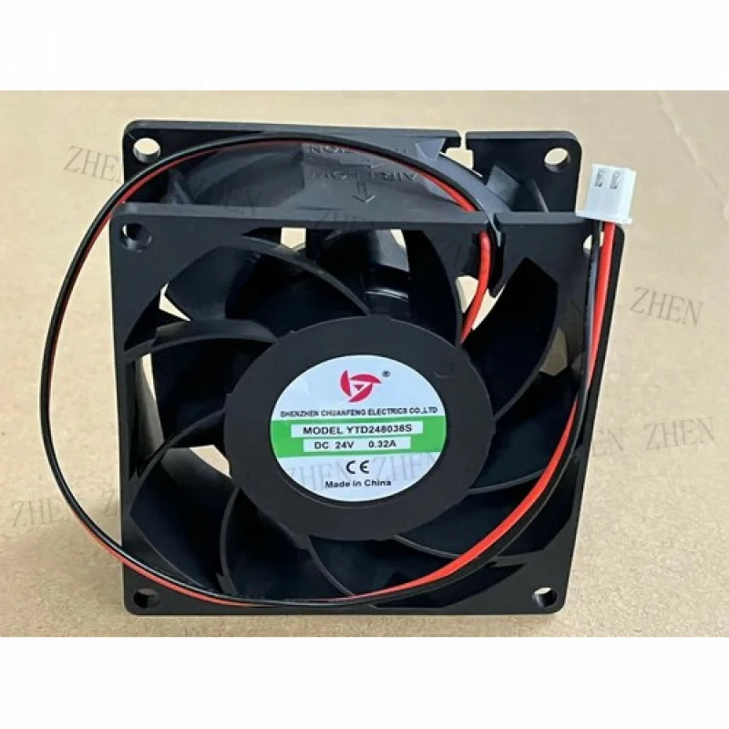 

Y 1PC 80*80*38MM FOR cooling fan YTD248038S 24V 0.32A