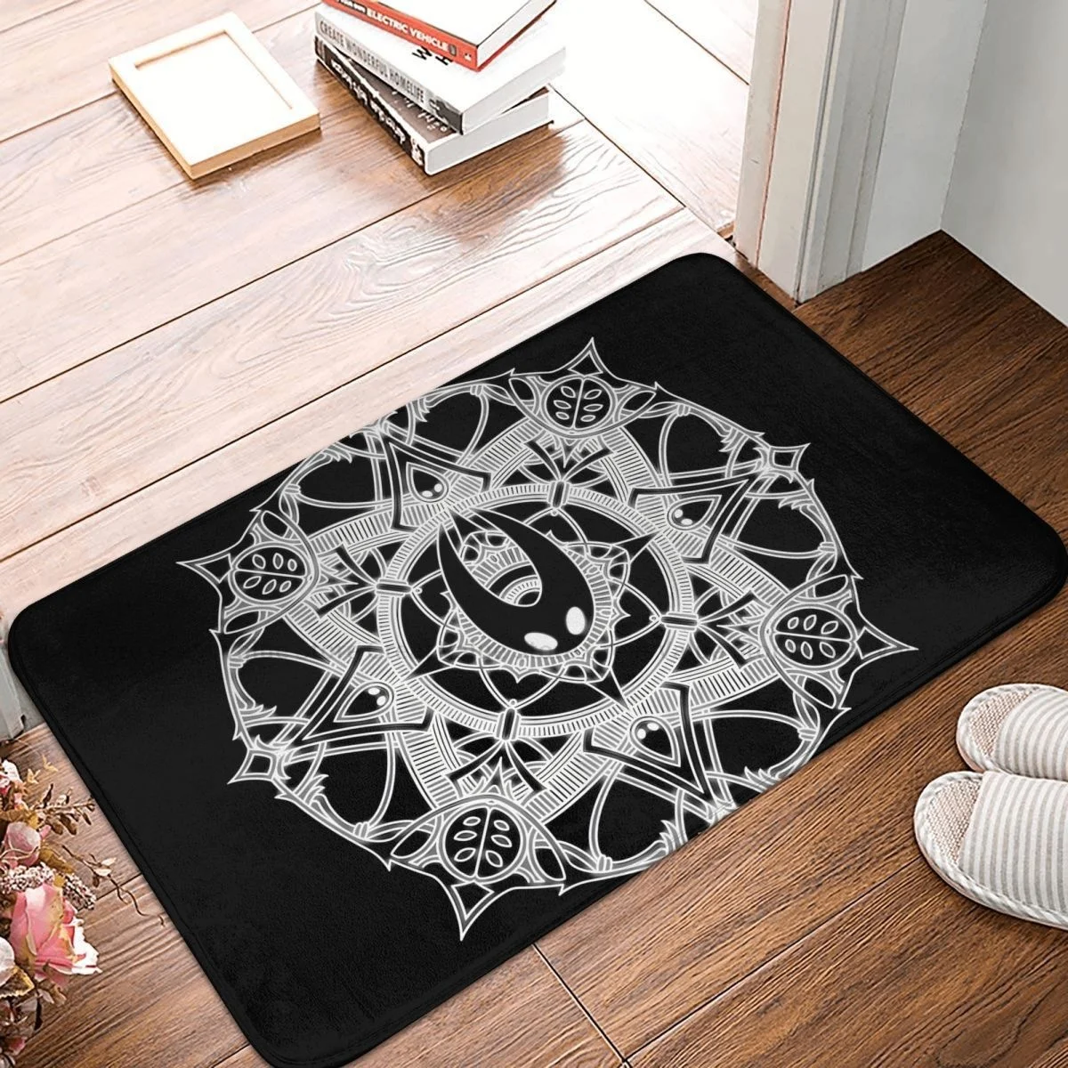 Hollow Knight Game Non-slip Doormat Lines Living Room Kitchen Mat Welcome Carpet Home Pattern Decor