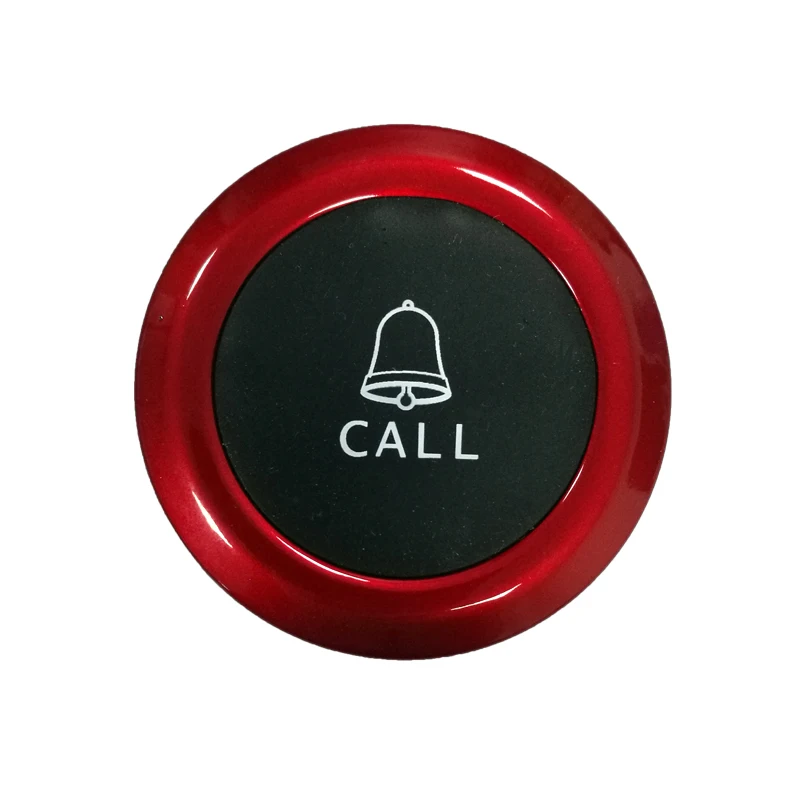 Ycall 10pcs Call Button Transmitter 1-key Restaurant Pager Hookah Wireless Waiter Bell System (Only Call Button)